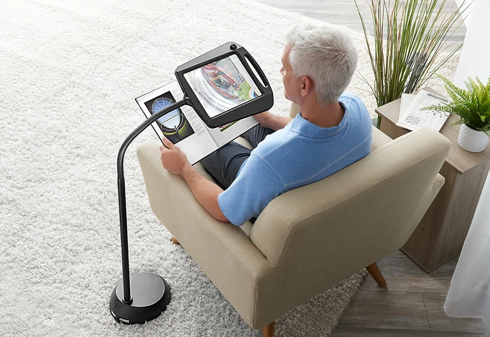Best Pirce ๐ Full-Page Floor Magnifying Lamp by Simpla, Inc. ๐งจ