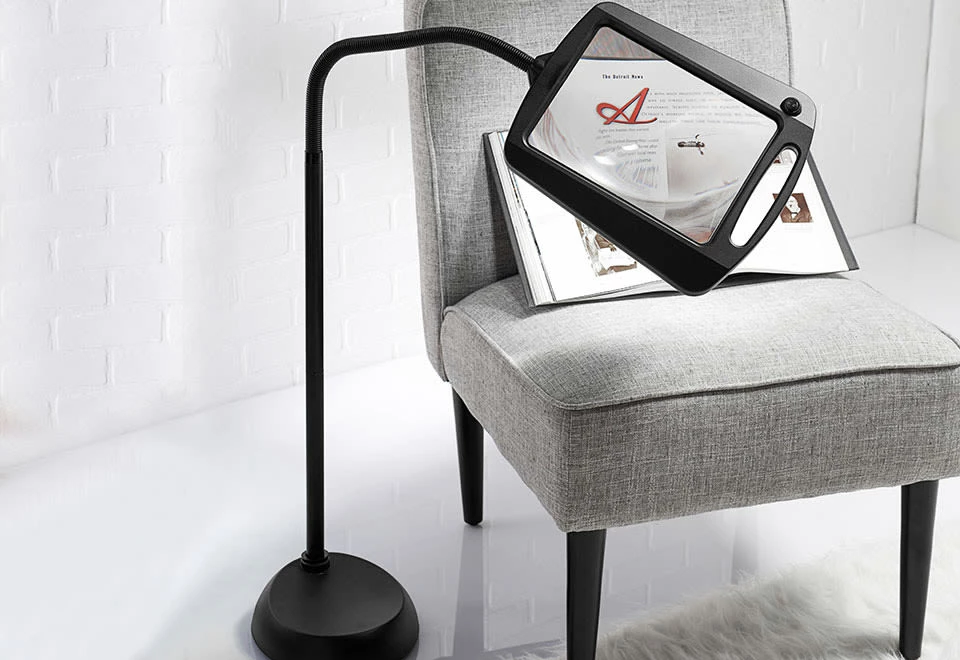 Best Pirce ๐ Full-Page Floor Magnifying Lamp by Simpla, Inc. ๐งจ - Image 5