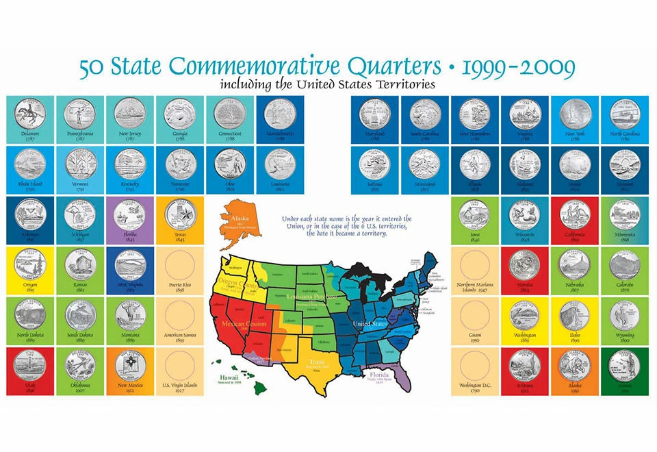 Top 10 ๐ฏ Complete Statehood Quarter Collection by UPM Global LLC โญ