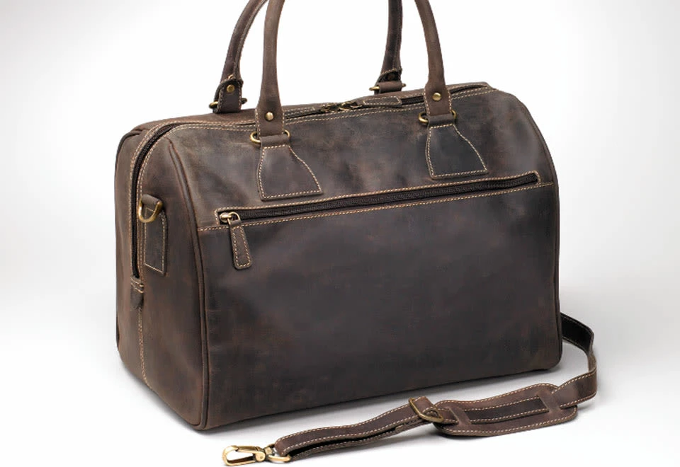 Best deal โค๏ธ Distressed Water Buffalo Duffel Bag by Kingport Industries, LLC ๐