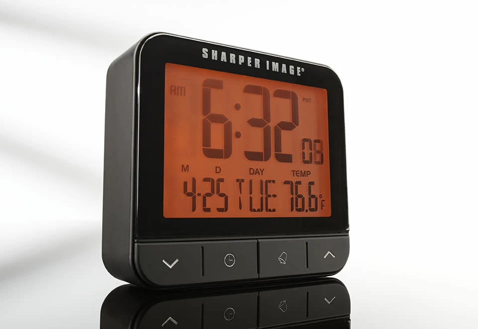 New โจ Travel Alarm Clock by Sharper Image ๐ - Image 2