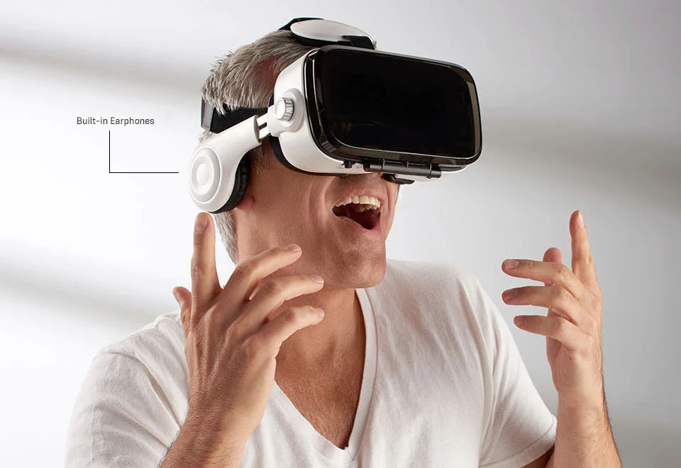 New ๐ Bluetooth VR Headset with Earphones by Sharper Image ๐งจ - Image 6