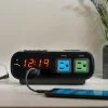Brand new 🧨 Digital Alarm Clock with Power Outlets and USB Charge Port by MZ Berger ⭐