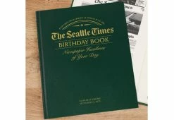 New 🔥 The Seattle Times Personalized 🥳 Birthday Book by Signature Gifts, Inc. 🎁