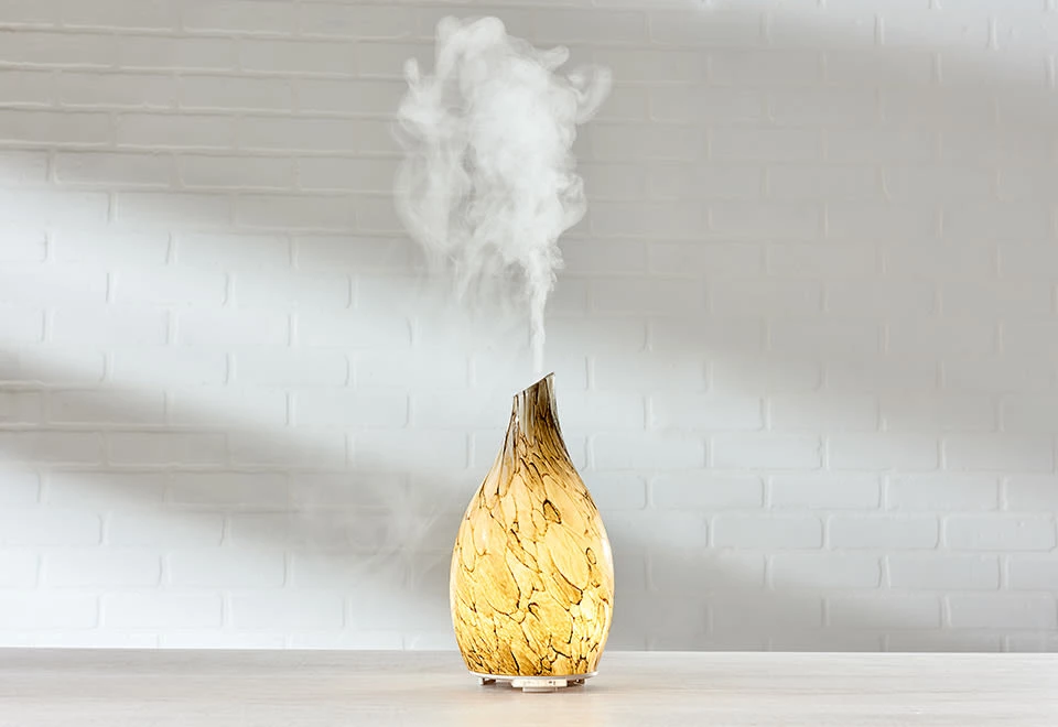 Best deal ⭐ Sand-Blasted Glass Ultrasonic Aromatherapy Diffuser by Sharper Image ⭐ - Image 2