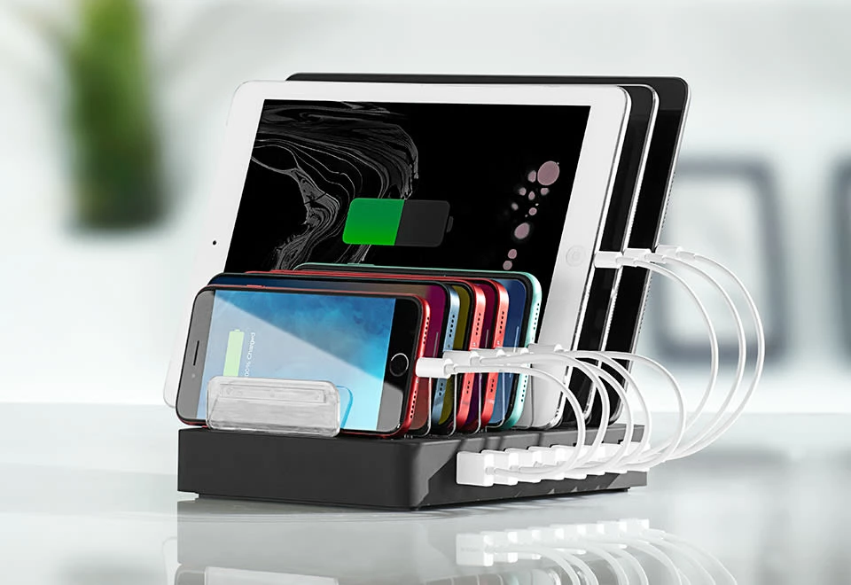 Top 10 π₯ 8 Device Quick Charging Station by Sharper Image π