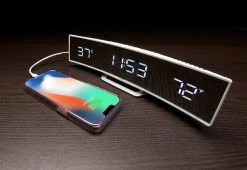 Discount ๐ Executive Curved LED Clock by LaCrosse Technology, Ltd. ๐ฅฐ