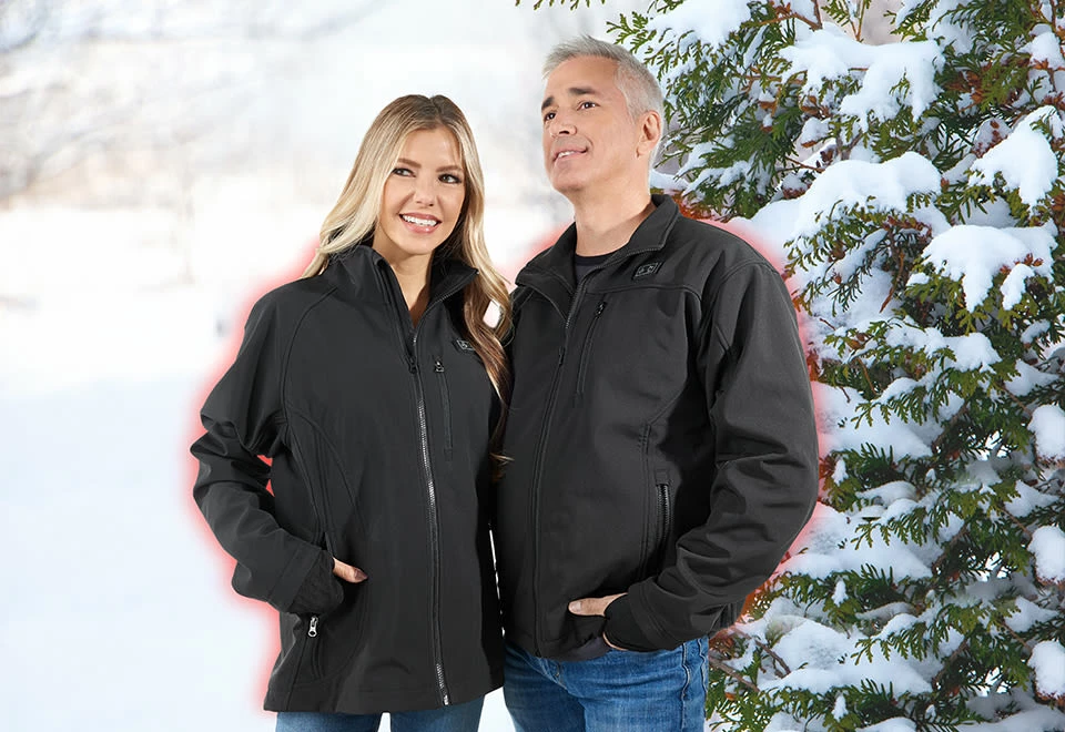 New ๐ฏ Men's Rechargeable Heated Softshell Jacket by Sharper Image ๐ - Image 5