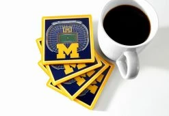 Cheap 🛒 NCAA 3D Stadium Coasters (Set of 4) by iDNA Series, LLC 🔔