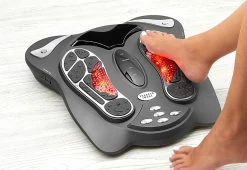 Deals 👏 T.E.N.S. Foot Massager with Infrared Heat by Sharper Image ⌛