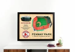 Promo 👏 MLB 3D Stadium Wall Art by iDNA Series, LLC ❤️