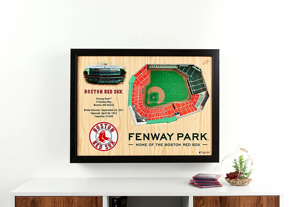 Promo 👏 MLB 3D Stadium Wall Art by iDNA Series, LLC ❤️