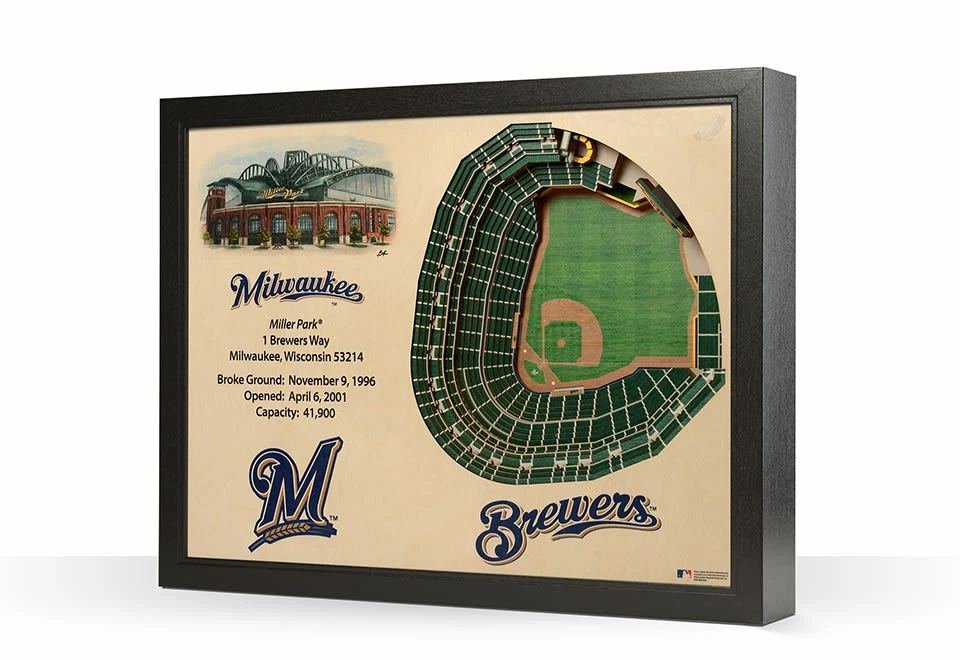 Promo 👏 MLB 3D Stadium Wall Art by iDNA Series, LLC ❤️ - Image 24