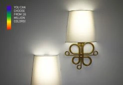 Wholesale ✨ Wireless LED Wall Sconces (Set of 2) by Vupoint Solutions, Inc. 💯