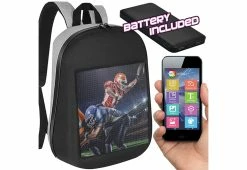 Best Sale 🤩 Pixel 🎒 Backpack with Power Bank by Odash Inc. 😉