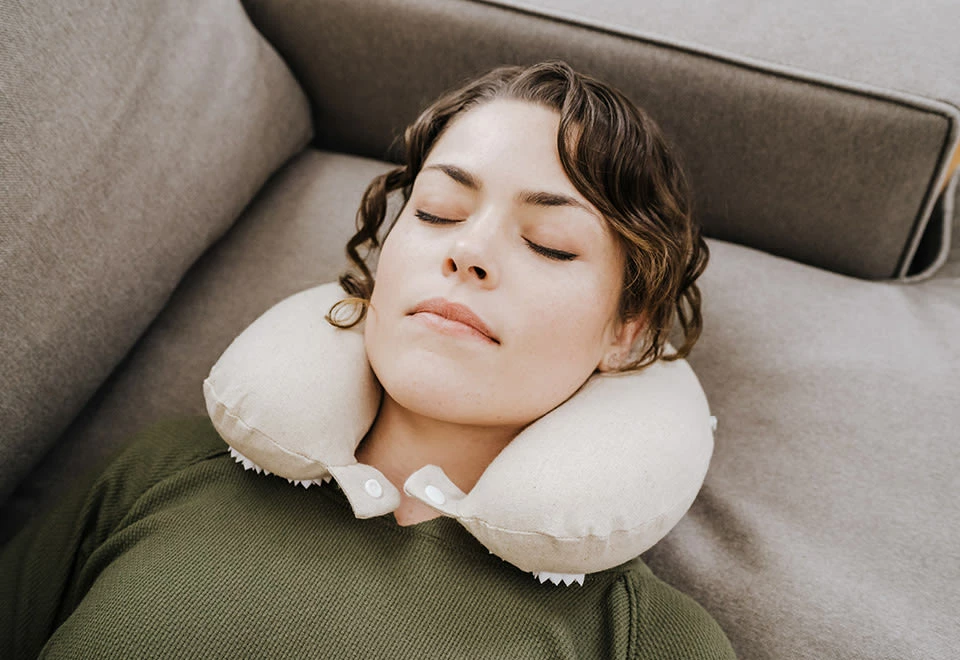 New ๐ Memory Foam Acupressure Neck Pillow by Acutens ๐ - Image 4