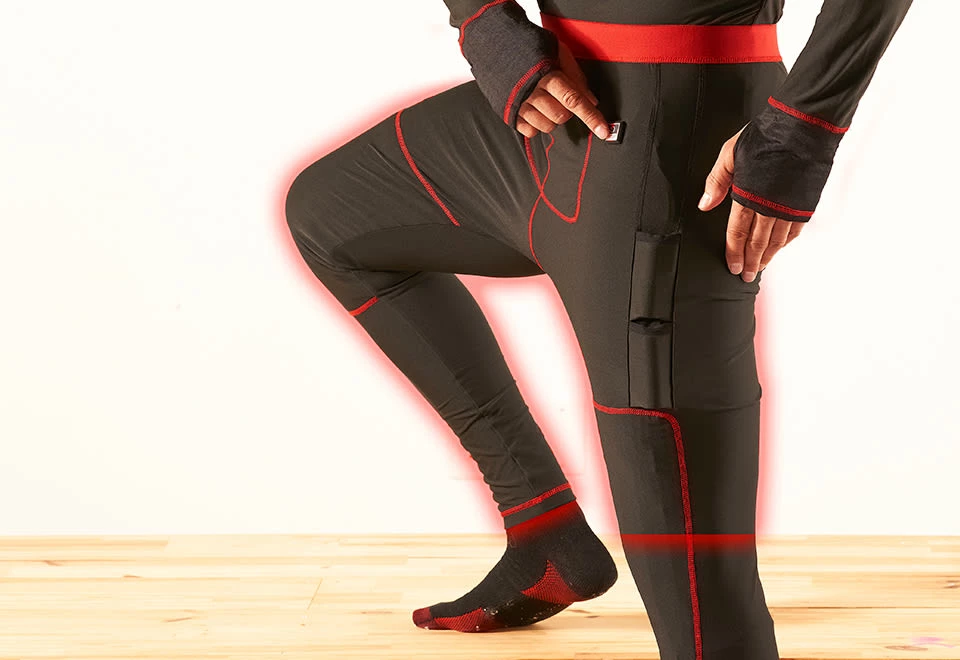 New 🥰 Heated Pants Base Layer by Sharper Image 🔥