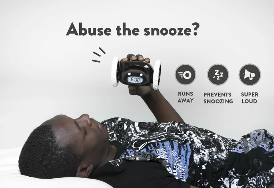 Promo 😉 Alarm Clock on Wheels by Clocky LLC 🛒 - Image 12