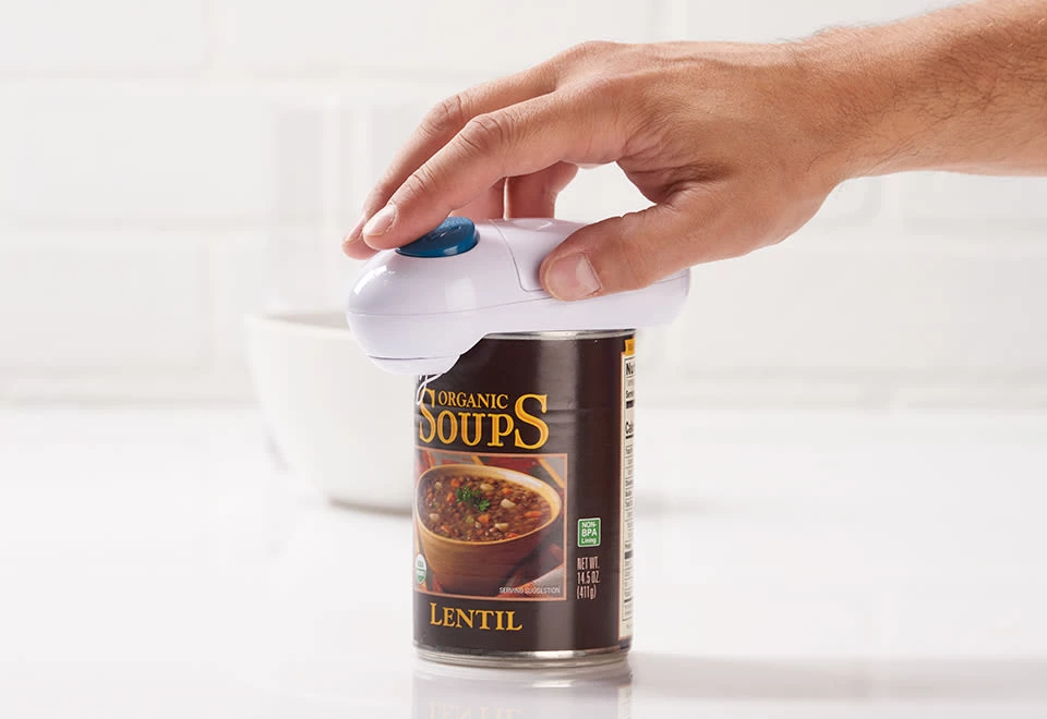 Budget ๐ One Touch Can Opener by MI - Zhejiang Focus-On Import & Export Co., LTD. ๐งจ