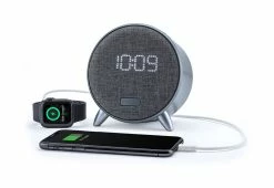Hot Sale 🛒 Luxe Phone Charging Alarm Clock by SDI Technologies Inc. ⌛