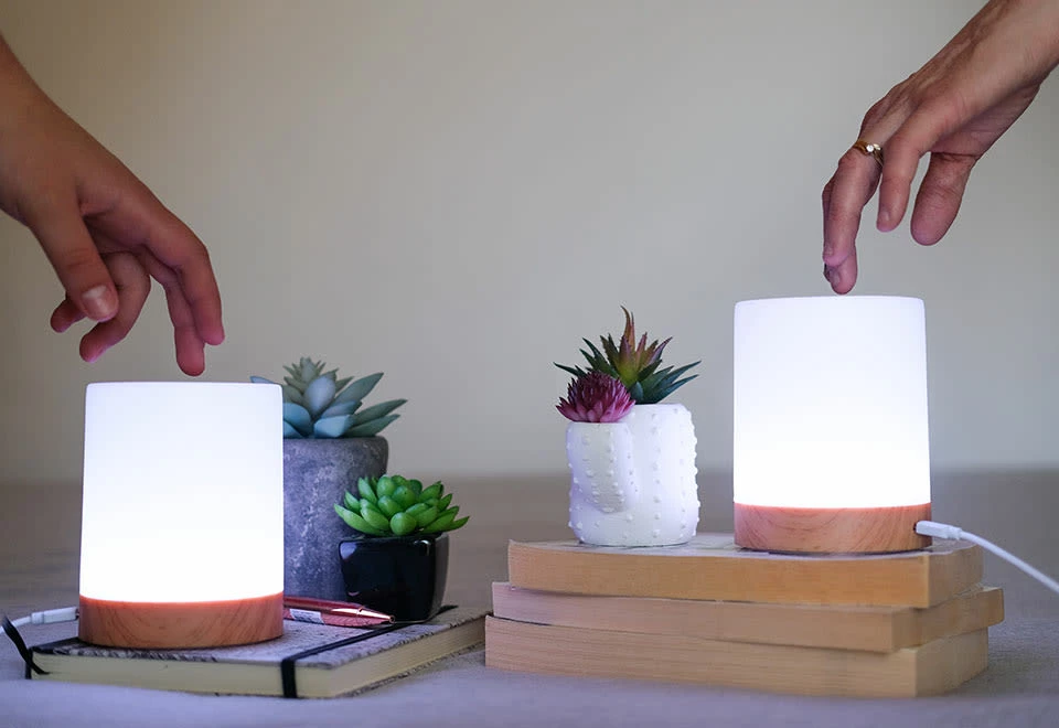 Discount ๐คฉ Across The Miles Friendship Lamps (Set of 2) by Dig8tal Pty Ltd ๐ - Image 6