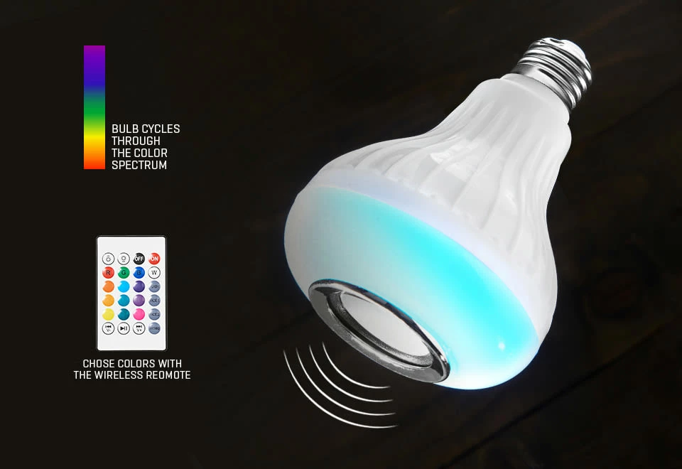 Top 10 🎉 LED Lightbulb Speakers (Set of 2) by Beauty Ko LLC 🌟