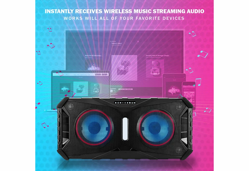 Best deal ๐ฅฐ Floating LED Party Speaker by Innovative Concepts & Design dba Gemini Sound โ๏ธ - Image 16