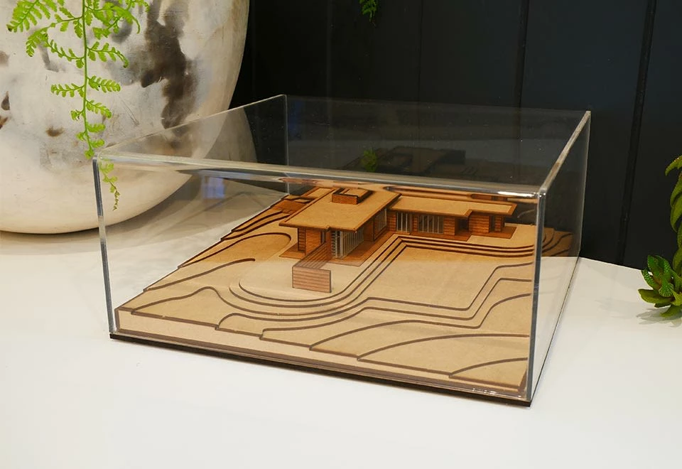 Promo ๐งจ Jacobs Usonian House Model Kit by Model Landmarks LLC ๐ฅ - Image 4