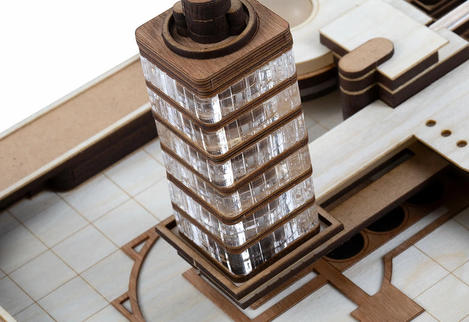 Best Sale ๐ S.C. Johnson Wax HQ Model Kit by Model Landmarks LLC โค๏ธ - Image 5