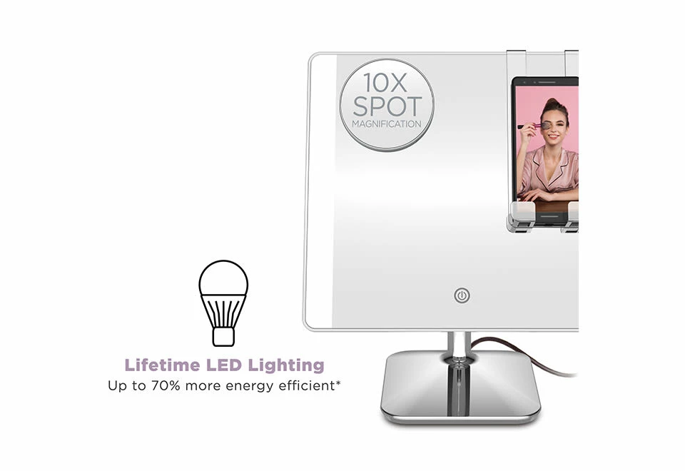 Cheapest 🤩 LED Social Media Mirror by Conair (Personal Care Division) ✔️ - Image 6