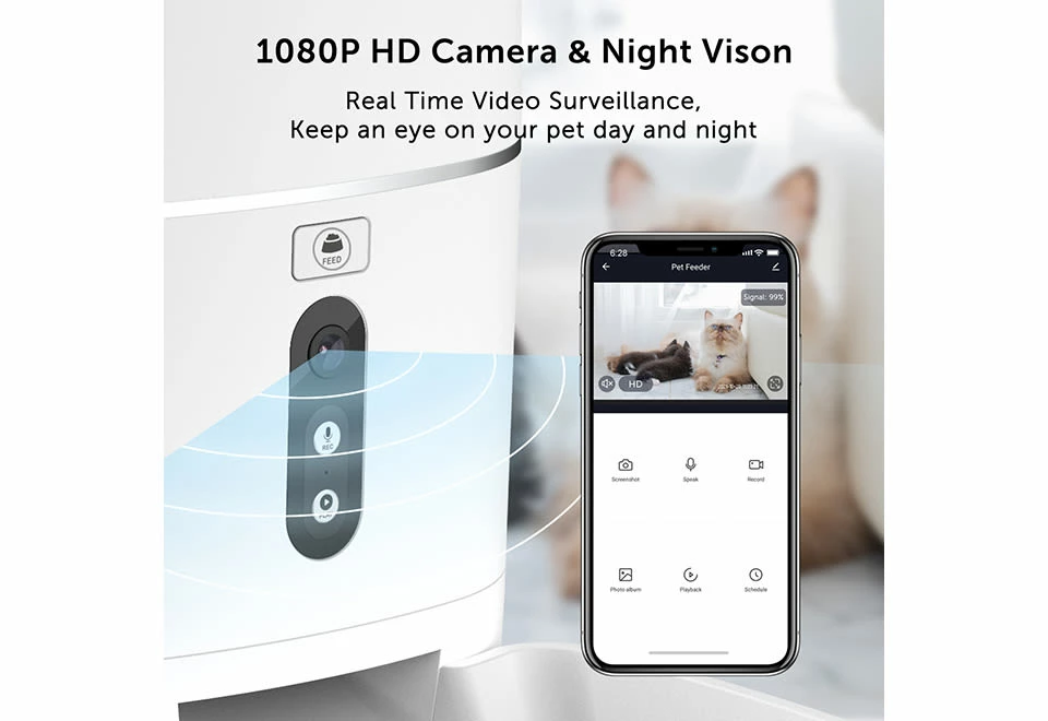 Discount ⭐ Automatic Pet Feeder by Sonicgrace Inc. ✔️ - Image 8