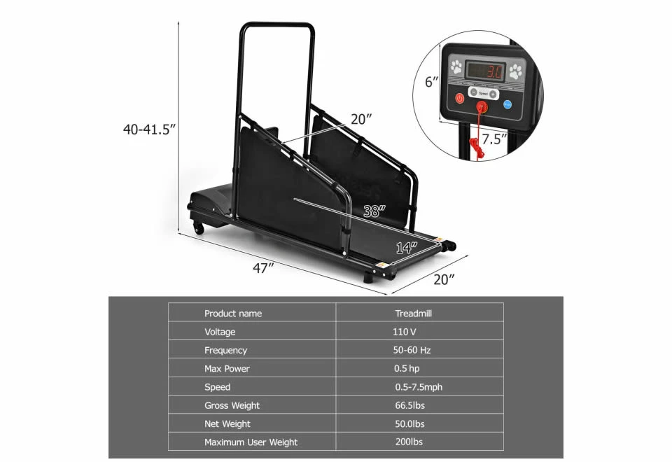 Discount ๐ Pet Treadmill by GoPlus (Costway) ๐ - Image 9