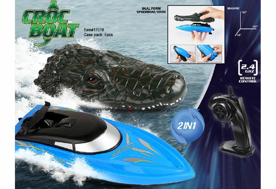 Cheapest ๐ 2-in-1 RC Croc Boat by Jupiter Creations Inc ๐งจ - Image 3
